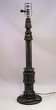 Industrial - Steampunk Black Metal Pipe Table Lamp 3-Way 2 small