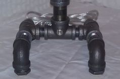 Steampunk Style Black Iron Pipe Lamp Sp-2-B 2 small