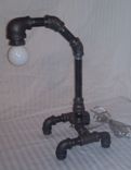 Steampunk Style Black Iron Pipe Lamp Sp-2-B 3 small