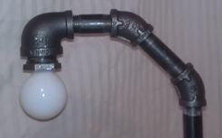 Steampunk Style Black Iron Pipe Lamp Sp-2-B 4 small