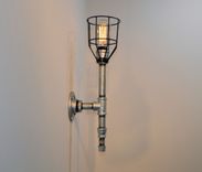 Wall Sconce: Galvanized Malleable Iron - Industrial Steampunk 1 small