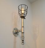 Wall Sconce: Galvanized Malleable Iron - Industrial Steampunk 3 small
