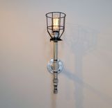 Wall Sconce: Galvanized Malleable Iron - Industrial Steampunk 4 small