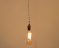 Minimalist Antique/Industrial Style Edison Pendant - Keyless 2 small