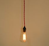 Minimalist Antique/Industrial Style Edison Pendant - Keyless 3 small