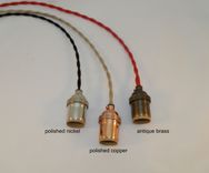 Minimalist Antique/Industrial Style Edison Pendant - Keyless 4 small