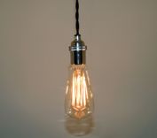 Minimalist Antique/Industrial Style Edison Pendant - Keyless 5 small