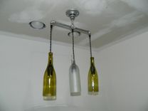 Wine Bottle Tri-Pendant Light 1 small