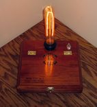 Cigar Box Desk Lamp: Diamond Crown 1 small