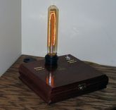 Cigar Box Desk Lamp: Diamond Crown 5 small