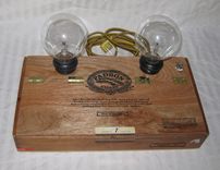 Cigar Box Desk Lamp: Padron 2 small