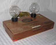 Cigar Box Desk Lamp: Padron 4 small