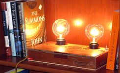 Cigar Box Desk Lamp: Padron 5 small