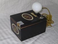 Cigar Box Desk Lamp: Cusano 18 Robusto 1 small