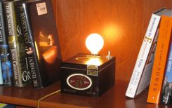 Cigar Box Desk Lamp: Cusano 18 Robusto 3 small