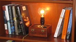 Cigar Box Desk Lamp: Onyx Reserve 4 small
