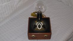 Cigar Box Desk Lamp: Onyx Reserve 5 small