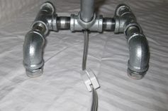 Industrial Galvanized Iron Pipe Lamp Sp-1g Steampunk 5 small