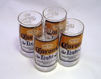 Beer Bottle Tumbler: Corona Light 10oz 2 small