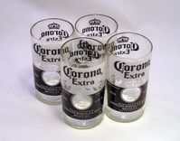 Beer Bottle Tumbler: Corona Extra 10oz 2 small