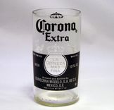 Beer Bottle Tumbler: Corona Extra 10oz 4 small