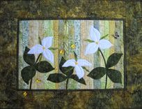 Trillium Trio  Wall Art 1 small