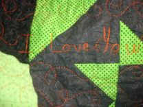 Custom Quilting Full Size Quilt 2 small