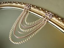 Rose Gold Toned Multi Strand Head Chain 1 small