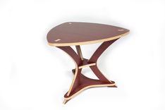 Reuleaux Triangluar End Table - Flat Pack And Fastener Free 4 small