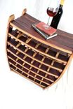 Wine Barrel Wine Rack - Alsace - Made From Retired California Wine Barrels 4 small