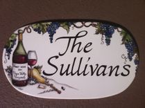 Hand-Painted Address Tiles And Plaques 4 small