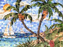 Faux Mosaic Backsplashes 2 small