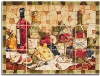 Faux Mosaic Backsplashes 5 small