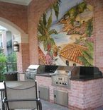Large Custom Hand-Painted Tile Murals 6 small