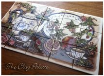 Blue China Mural Ceramic Tile 1 small