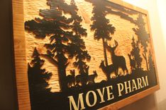 Handmade Custom Carved Cabin Signs By Lazy River Studio 2 small