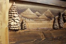 Custom Made Headboards, Carved Headboards, Rustic Headboards, Carved Beds 5 small