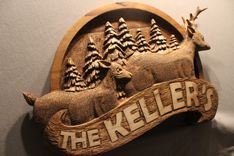 Deer Signs, Hunting Cabin Signs,Custom Wooden Signs, Retreat Signs, Rustic Signs, Personalized Wooden Signs 3 small