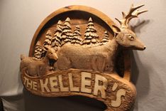 Deer Signs, Hunting Cabin Signs,Custom Wooden Signs, Retreat Signs, Rustic Signs, Personalized Wooden Signs 1 small