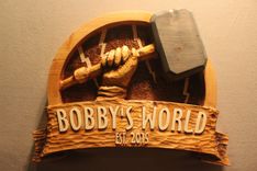 Custom Carved Wood Signs, Man Cave Signs, Home Signs, Cabin Signs, Handmade Wood Signs 2 small