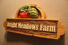 Custom Carved Wood Signs, Home Signs, Cabin Signs, Cottage Signs, Farm Signs, Business Signs 2 small