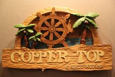 Custom Wood Signs | Pirate Signs | Island Signs | Tropical Signs | Beach Signs 1 small