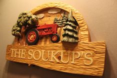 Custom Farm Signs | Carved Wooden Signs | Tractor Signs | Home Signs | Cabin Signs | Cottage Signs 3 small