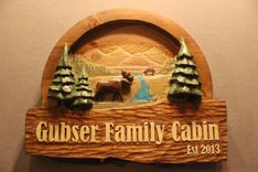 Custom Cabin Signs | Carved Cabin Signs | Home Signs | Cottage Signs | Ranch Signs 1 small