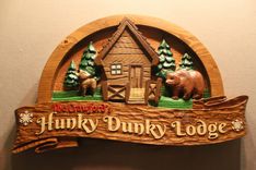 Cabin Signs | Home Signs | Cottage Signs | Family Signs | Carved Wood Signs | Custom Signs 1 small