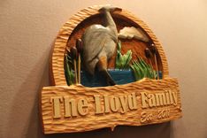 Family Signs | Home Signs | House Signs | Cabin Signs | Heron Signs | Bird Signs | Custom Signs 2 small