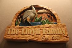 Family Signs | Home Signs | House Signs | Cabin Signs | Heron Signs | Bird Signs | Custom Signs 3 small