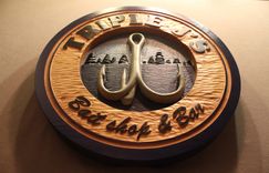 Fishing Signs | Fish Signs | Bar Signs | Home Bar Signs | Tavern Signs | Pub Signs 2 small