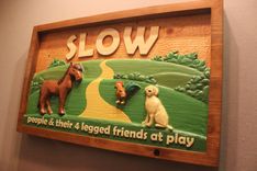 Farm Signs | Horse Signs | Animal Signs | Wildlife Signs | Street Signs | Slow Down Signs 2 small