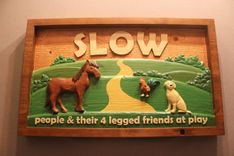 Farm Signs | Horse Signs | Animal Signs | Wildlife Signs | Street Signs | Slow Down Signs 4 small